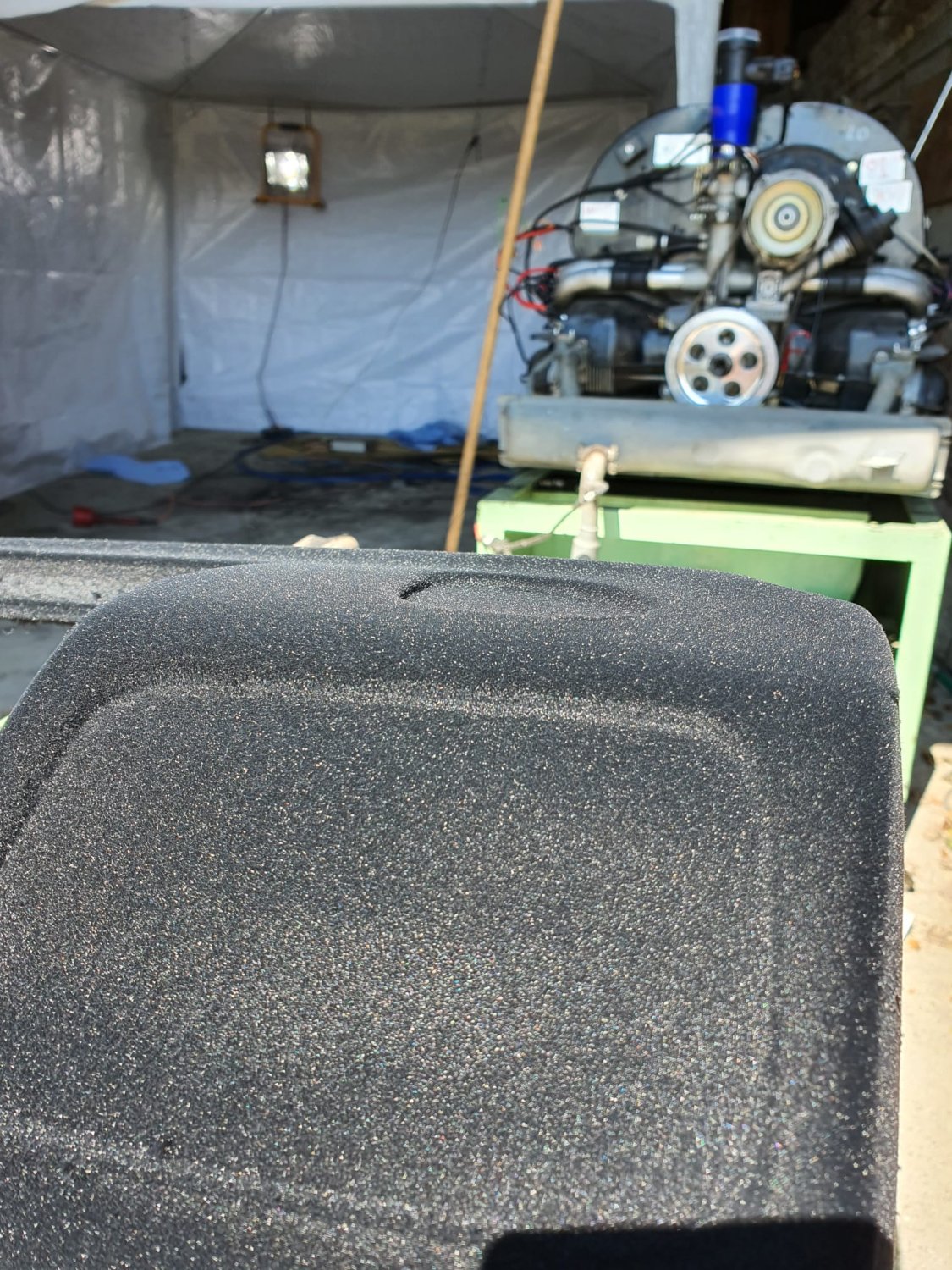 Flocage électrostatique sur tableau de bord Subaru Impreza — photo 3
