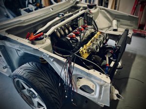 Préparation Golf GTI 16V : Admission guillotine, injection double étage et ECU Haltech Elite 1500