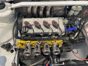 Préparation Golf GTI 16V : Admission guillotine, injection double étage et ECU Haltech Elite 1500 - miniature 7