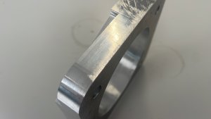 Cale d’adaptation papillon motorisé : de la modélisation 3D à l’usinage CNC en aluminium - miniature 3