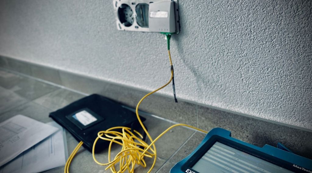 Mesure OTDR sur BEP (fibre optique)