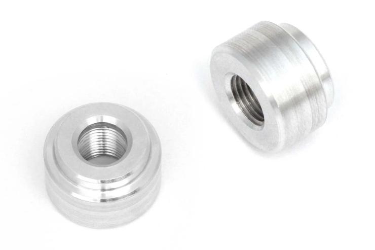 Weld Fitting 1/8 NPT - 27 TPI - 6061 Aluminium Size: 20.4mm x 13mm – Réf. HT-010231