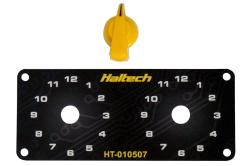 Dual Switch Panel Only - includes Yellow knob – Réf. HT-010507