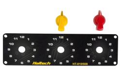 Triple Switch Panel Only - includes Yellow & Red knobs – photo 2