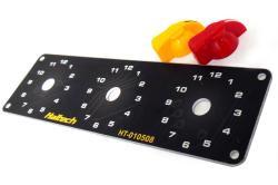 Triple Switch Panel Only - includes Yellow & Red knobs – photo 3