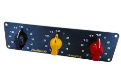 Triple Switch Panel Only - includes Yellow & Red knobs – photo 4
