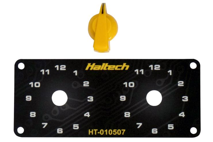 Dual Switch Panel Kit - includes Yellow knob – Réf. HT-010509