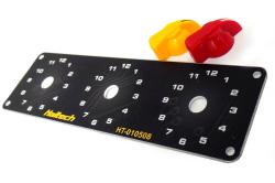 Triple Switch Panel Kit - includes Yellow & Red knobs – Réf. HT-010510