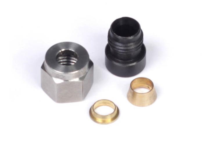 1/4" Mild Steel Weld-on Kit - inc Nut and Ferrule – Réf. HT-010810
