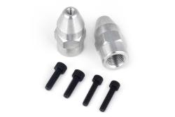 Haltech ecrous aluminium 1/2"-20 pour capteur de debattement d'amortisseur – Réf. HT-011231