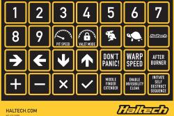 Haltech CAN Keypad Label Set – photo 4