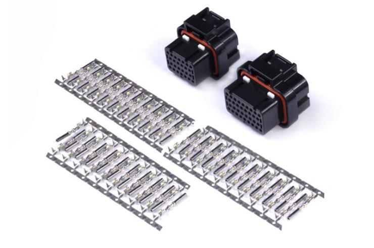 Plug and Pins Only AMP 26 & 34 Pin 4 Row 3 Key Superseal Set – Réf. HT-030001