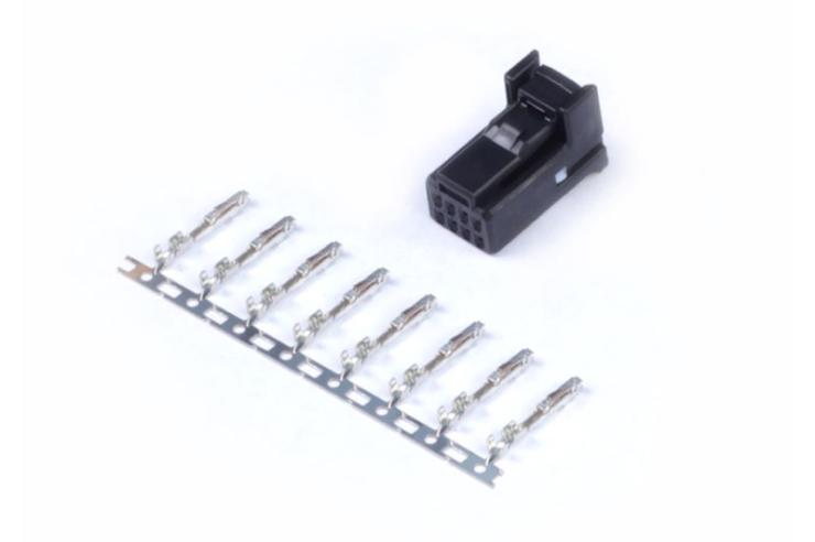Plug and Pins Only 8 Pin TYCO Black – Réf. HT-030003