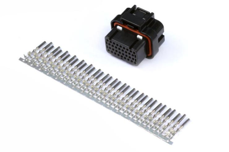 Plug and Pins Only AMP 34 Pin Key 1 / 4 Row 3 Key Superseal – Réf. HT-030009