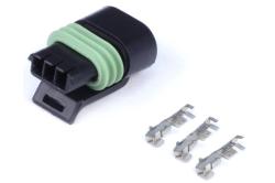 Plug and Pins Only - Delphi 3 Pin Single Row Flat Coil – Réf. HT-030414