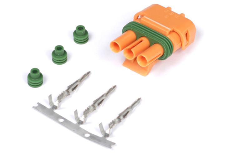 Plug and Pins Only - Delphi 3 pin GM Style MAP Sensor Orange – Réf. HT-030420