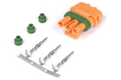 Plug and Pins Only - Delphi 3 pin GM Style MAP Sensor Orange – Réf. HT-030420