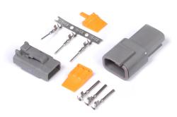 Plug and Pins Only - Matching Set Deutsch DTM-3 Connectors (7.5 Amp) – Réf. HT-031013