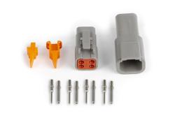 Plug and Pins Only - Matching Set Deutsch DTM-4 Connectors (7.5 Amp) – Réf. HT-031014