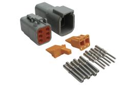 Haltech connecteur et broches pour Matching Set Deutsch DTM-6 Connectors (7.5 Amp) – Réf. HT-031015