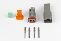 Haltech connecteur et broches pour Matching Set of Deutsch DT-2 Connectors (DT06-2S + DT04-2P) - ( 13 Amp) – Réf. HT-031112