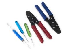 Dual Crimper set - inc 3 pin removal tools – Réf. HT-070300