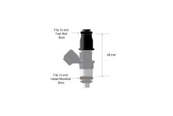 Haltech adaptateur d'injecteur carburant - 14 mm 1/2 to 3/4 Length – photo 4