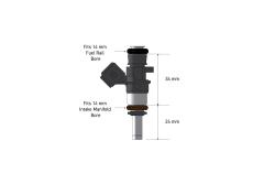 Bosch 980cc injectors - Flowmatched set of 4 (0280158040) – photo 3