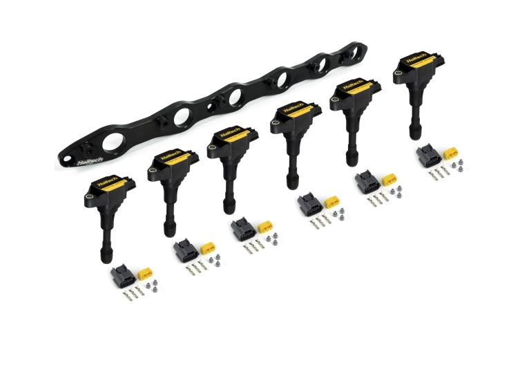 R35 Coil Bracket for Nissan RB20/25/26 includes bracket coils and connectors – Réf. HT-120202