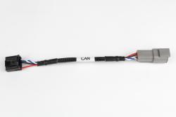 Haltech cable CAN Elite - DTM4 Receptacle vers 16 pin Black Tyco - 150 mm / 6" – Réf. HT-130051
