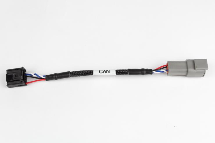 Haltech Elite CAN Cable - DTM4 Receptacle to 16 pin Black Tyco - 150mm / 6" Length: 150mm / 6" – Réf. HT-130051