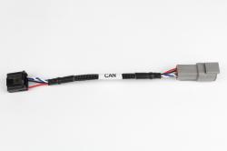 Haltech Elite CAN Cable - DTM4 Receptacle to 16 pin Black Tyco - 150mm / 6" Length: 150mm / 6" – Réf. HT-130051
