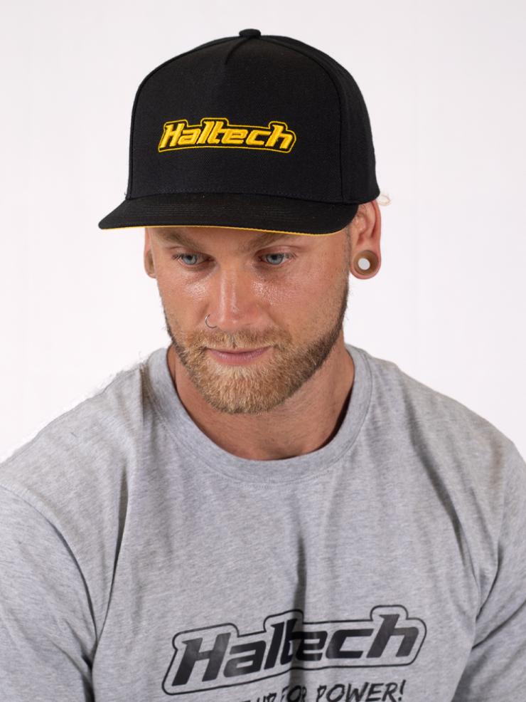 Haltech Snapback Cap - Black & Yellow Size: One size fits all – Réf. HT-301001