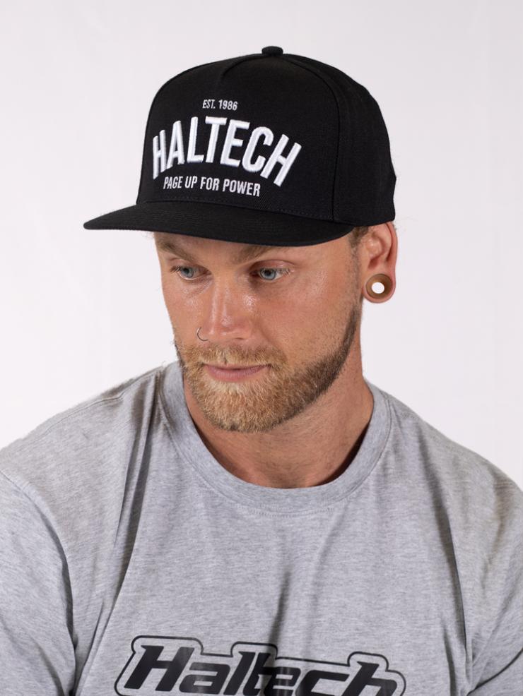 Haltech Snapback Cap - Black & White Size: One size fits all. – Réf. HT-301002