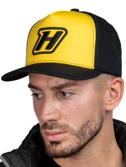 Haltech Snapback Cap - Yellow with H logo Size: One size fits all. – Réf. HT-301003