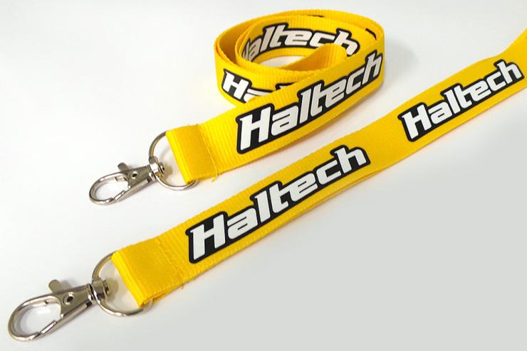 Haltech Lanyard - Yellow with printed logo – Réf. HT-309002