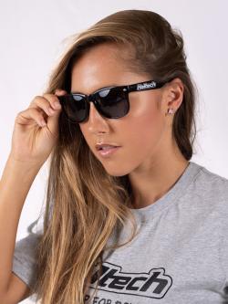 Novelty Event Sunglasses - Black w/White Logo – Réf. HT-309022